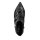 Leder-Stiefelette, schwarz