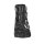 Leder-Stiefelette, schwarz