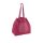 Rindleder-Handtasche m. Nieten, pink