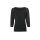 Sweater with cut-outs and beads, black