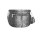 Designer-Tasche, schwarz-silberfarben