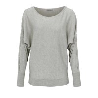 Sweater with beads, grey blend