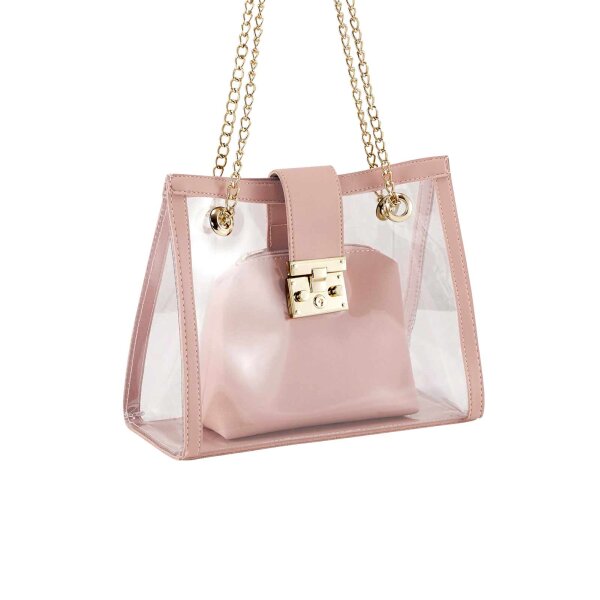 Tasche in 2-in-1-Optik, rosè