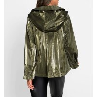 Jacket with sheen effect, olive