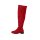 Overknee boots, red