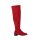Overknee boots, red