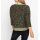 Sweter z kontrastowym wykończeniem, w kolorze khaki