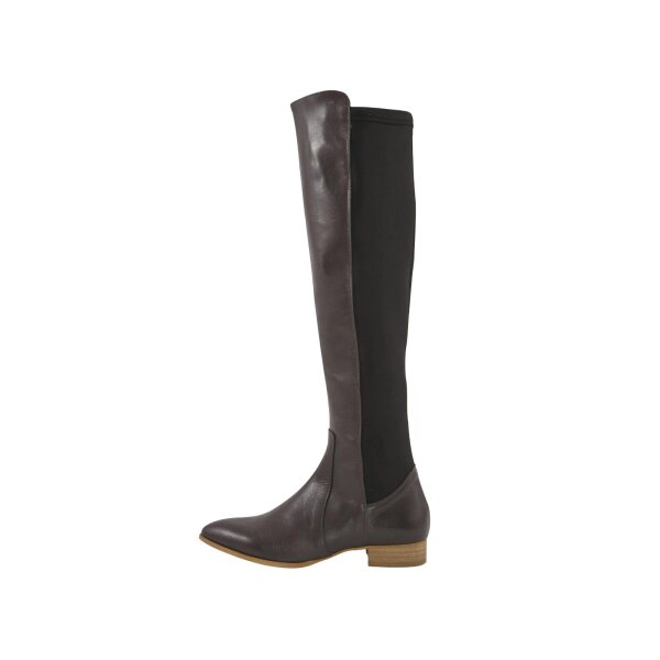 Ziegen-Nappaleder-Stretch-Stiefel, braun
