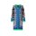 Print dress, blue/ green - ecru