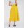 Box pleat stretch skirt,  yellow