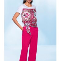 Blusenshirt, ecru-rosé-bedruckt