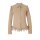 Designer-Jeansjacke m.Spitze, beige
