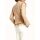 Designer-Jeansjacke m.Spitze, beige