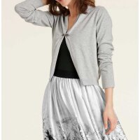 Knit cardigan, grey blend