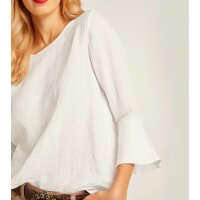 Linen blouse, offwhite