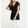 Oversized-Tunika m.Spitzenbesatz, schwarz
