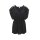 Oversized-Tunika m.Spitzenbesatz, schwarz