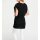 Oversized-Tunika m.Spitzenbesatz, schwarz