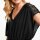 Oversized-Tunika m.Spitzenbesatz, schwarz