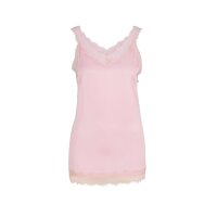 Designer-Blusentop m. Spitze, rosé