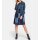 Denim jacket with effect yarn, blue denim