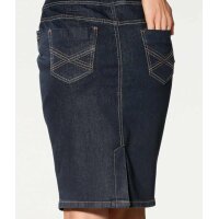 Designer-Optimizer-Jeansrock, dark-denim