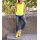 Chiffon blouse top, neon yellow