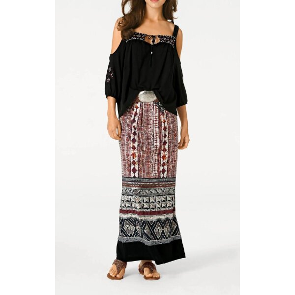Designer-Druckrock, bunt