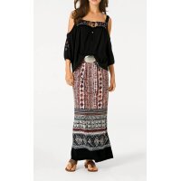 Designer-Druckrock, bunt