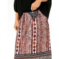 Designer-Druckrock, bunt