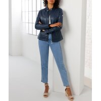 Stretch-Jeans mit seitlichen Biesen, blue-bleached