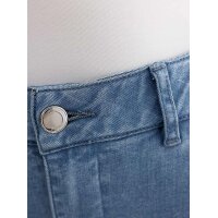 Stretch-Jeans mit seitlichen Biesen, blue-bleached