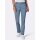 Stretch-Jeans mit seitlichen Biesen, blue-bleached