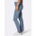 Stretch-Jeans mit seitlichen Biesen, blue-bleached