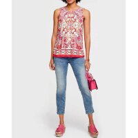 Designer-Blusentop, bunt