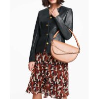 Designer-Chiffon-Druckrock, bunt