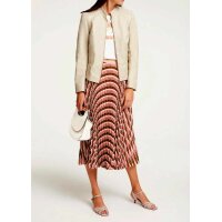 Pleat skirt, multicolour