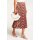 Pleat skirt, multicolour