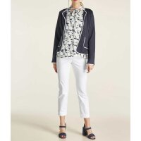 Druckbluse m. Schluppe, bunt