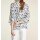 Druckbluse m. Schluppe, bunt