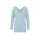 Oversizeowy sweter ajour, jasnoniebieski