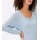 Oversizeowy sweter ajour, jasnoniebieski