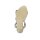 Ziegen-Veloursleder-Sandalette, taupe