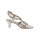 Ziegen-Nappaleder-Sandalette, silber