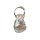 Ziegen-Nappaleder-Sandalette, silber