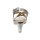 Ziegen-Nappaleder-Sandalette, silber