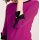 Feinstrickpullover, pink-schwarz
