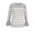 Marken-Luxuspullover, grau-offwhite