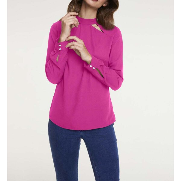 Bluse m. Cut-Outs, erica