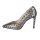 Leder-Pumps, grau